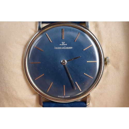 111 - Jaeger-Le Coultre Master Ultra Slim (912442) Mechanical Gents Watch with Leather Strap (Working)