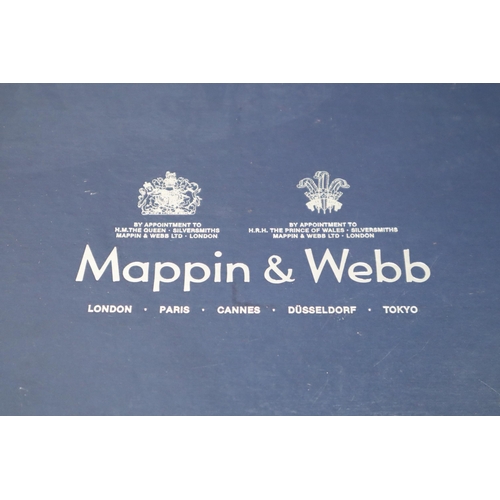 520 - A Mappin & Webb 50 Piece Canteen of Cutlery In Oak Presentation Case and Original Box