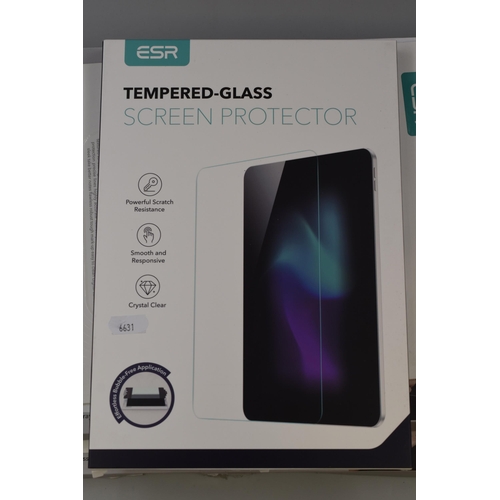 799 - Mixed selection of ESR Screen Protectors For iPhone 14 Pro, iPad Pro 11 and Tesla Touchscreens