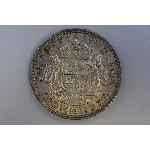 159 - George VI Silver Crown 1937