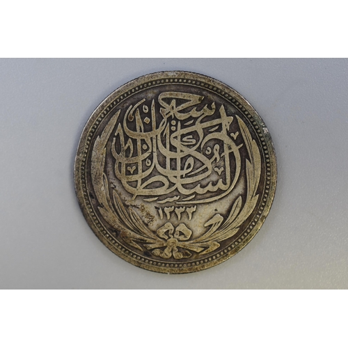 160 - Egypt 10 piastres 1917