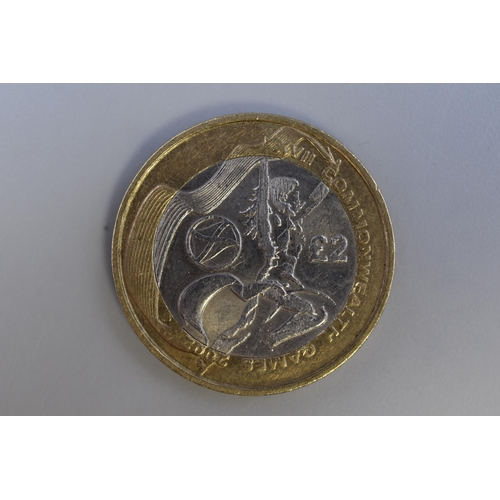 165 - Elizabeth II Commonwealth Games Scotland £2 Coin