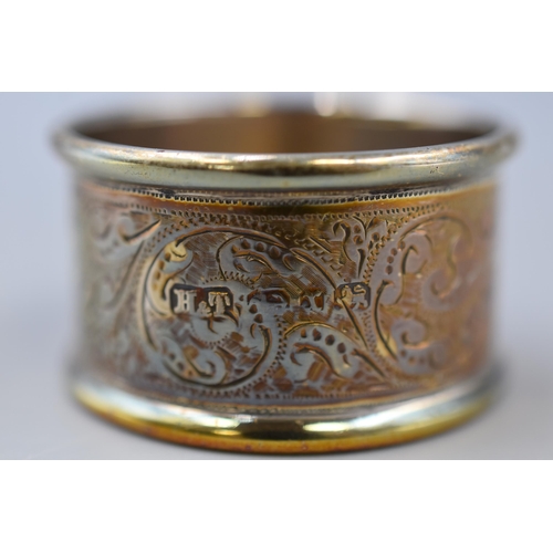 20 - Hallmarked Birmingham Silver Napkin Ring