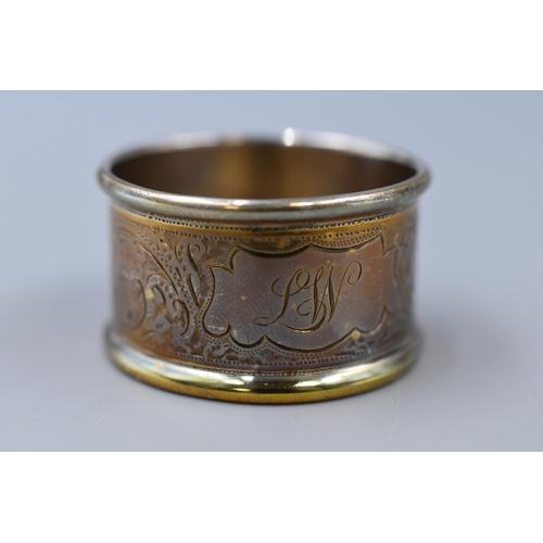 20 - Hallmarked Birmingham Silver Napkin Ring