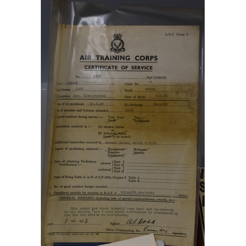 321 - Selection of Various Documents and magazines including Air Training Corps Certificate of Service tog... 