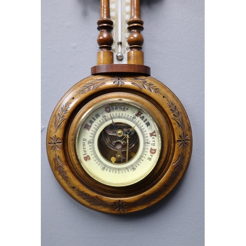 322 - Antique Wall Hanging Barometer (a/f)