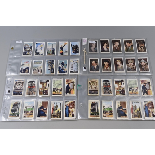 185 - Eleven full sets Wills cigarette cards in sleeves