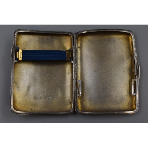 34 - Hallmarked Birmingham Silver Cigarette Case