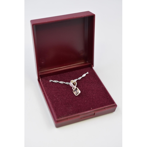 49 - Silver 925 Necklace Complete with Presentation Box