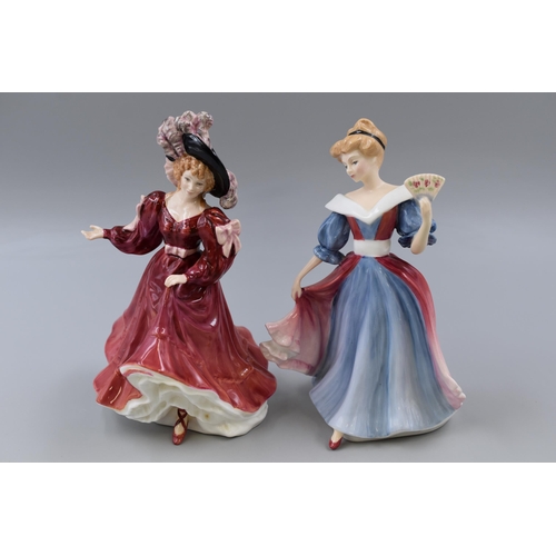 294 - Two Royal Doulton Figure of The Years, Includes Patricia and Amy. Both Approx 9