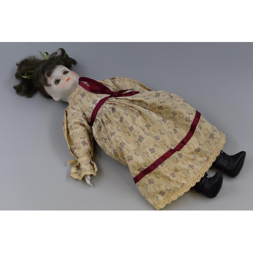 347 - Vintage porcelain doll (16