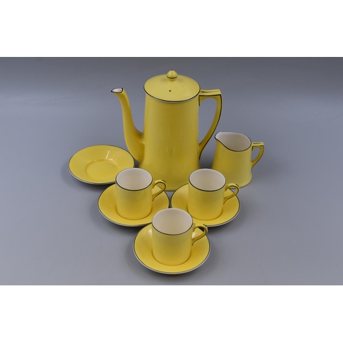 306 - Crown Ducal 9 Peice Part Coffee Set