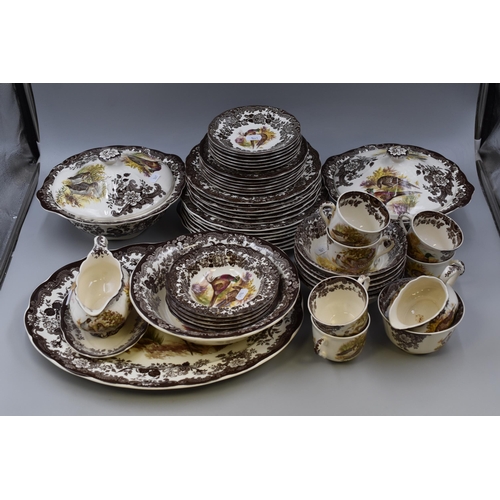 357 - A Forty-Nine Piece Royal Worcester Palissy Game Series Tea/Dinner Service