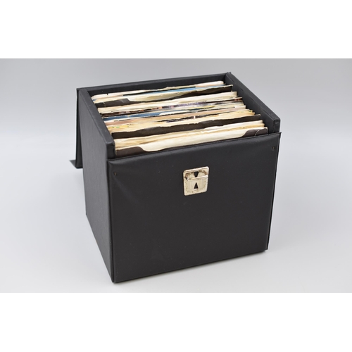 448 - Vintage Singles Records Case crammed with Single records of Various Artist from Various Years.