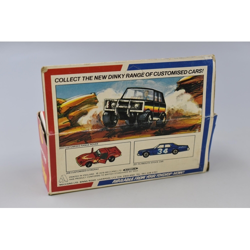 201 - Dinky diecast model to include a Rover 3500 complete in original box