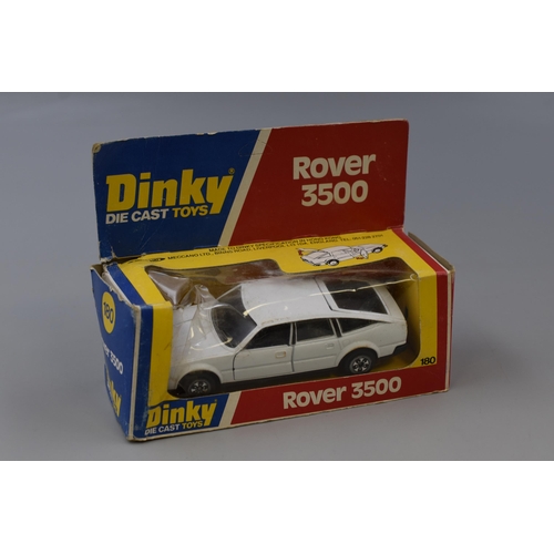 201 - Dinky diecast model to include a Rover 3500 complete in original box