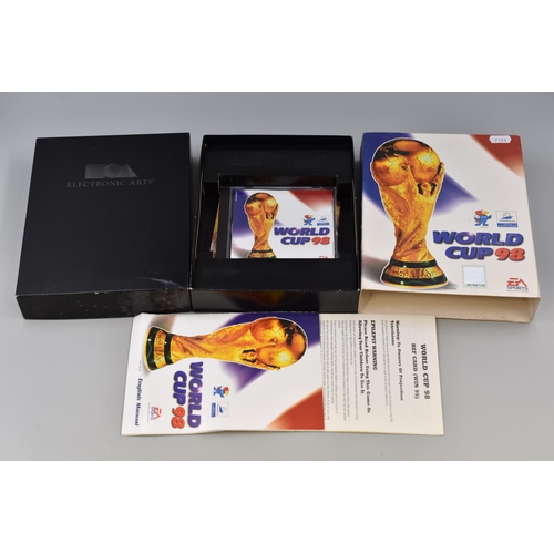 208 - World cup 98 EA Sports CD-ROM France 98 official licenced product (boxed and appears complete)