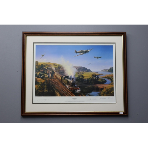 372 - Nicolas Trudgian Limited Edition (55 of 450) Framed and Glazed Print entitled Summer of 44 Signed by... 