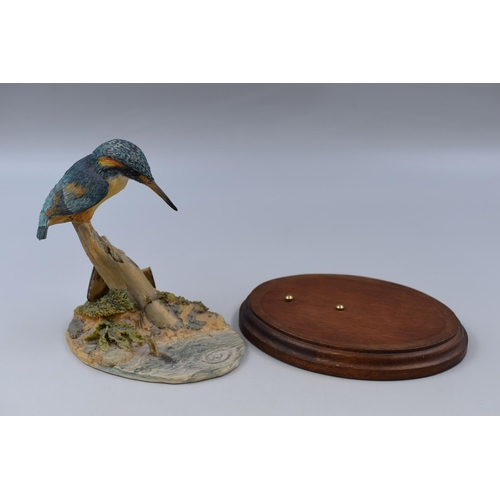 218 - Three Figurines to include Royal Doulton 'Janet' HN.1916, Ayres Kingfisher on a Branch and Mouse on ... 