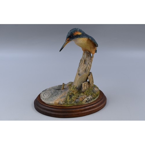 218 - Three Figurines to include Royal Doulton 'Janet' HN.1916, Ayres Kingfisher on a Branch and Mouse on ... 