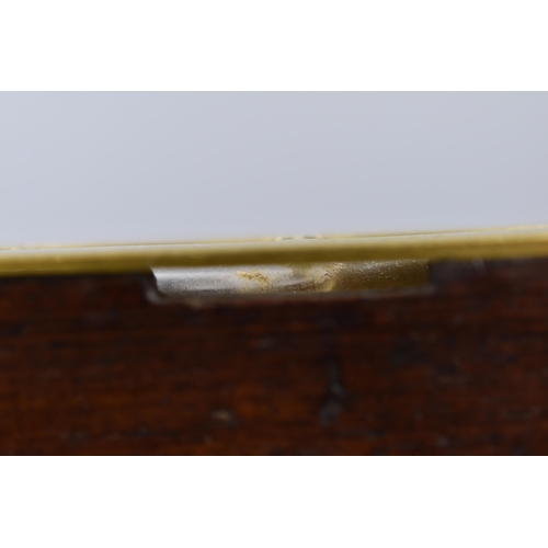 229 - Antique Brass and Wood Spirit Level (10