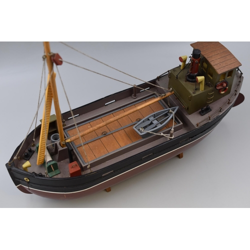 384 - Vintage Clyde Puffer boat model (18