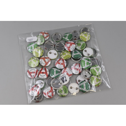 151 - Fifty Tamla Motown Button Badges (25mm Dia)