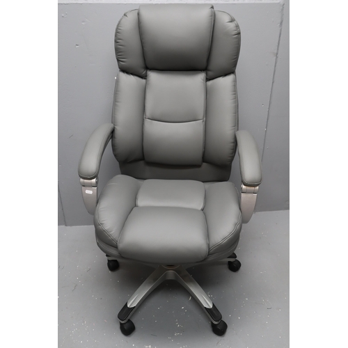 548 - Directors office chair in grey (49