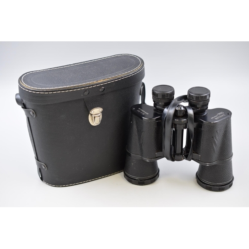 405 - Pair of Vintage Jaguar Binoculars with Fully Coated Lenses 10x50 complete with Storage Case and lens... 