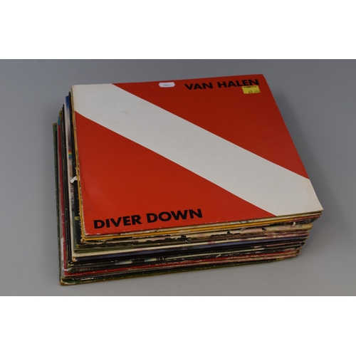 415 - A Selection of Fourteen 70's/80's Rock Vinyl LP's To Include Van Halen Diver Down (WB 57 003), AC/DC... 