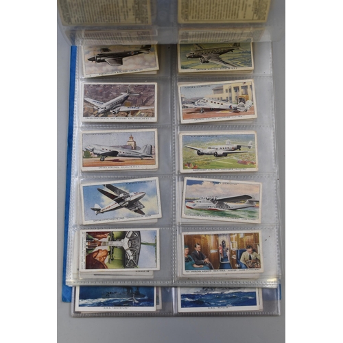 421 - Album with 6 full sets of players cigarette cards