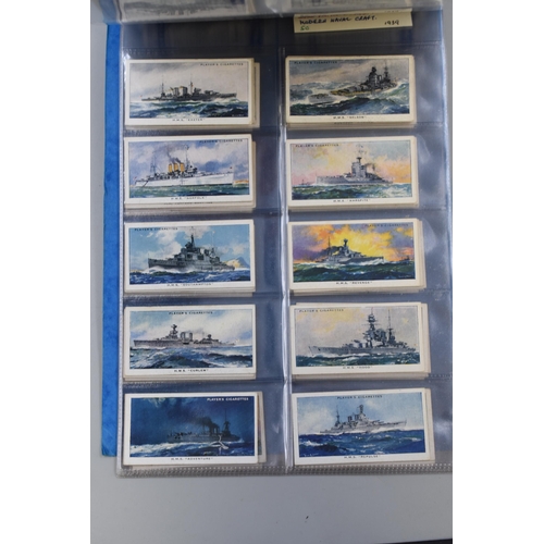 421 - Album with 6 full sets of players cigarette cards