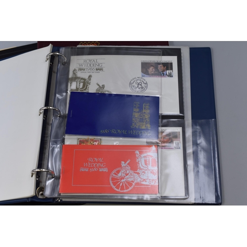 423 - Five Stamp Albums complete with Stamps to include First Day Covers, English Stamps and World Wide St... 