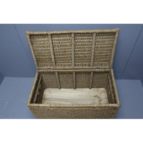 572 - Wicker Storage Chest Approx 33