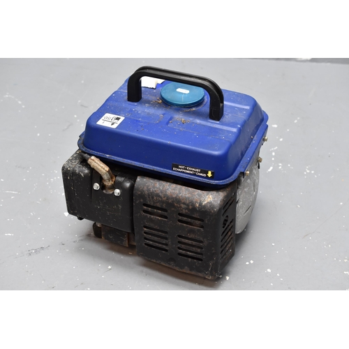 583 - Pro- User 850w petrol Generator with 240v Outlet untested item but has good compression