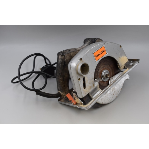 629 - A Challenge MCS5025 1200W Circular Saw, Powers On When Tested