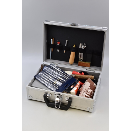 630 - Professional Craftsman Tool Kit to include Daimond Files, Tweezer Kit, Mini Drills, Boxes of Scalpel... 