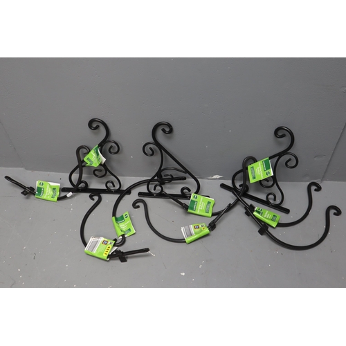 633 - 10 Metal Hanging Basket Brackets