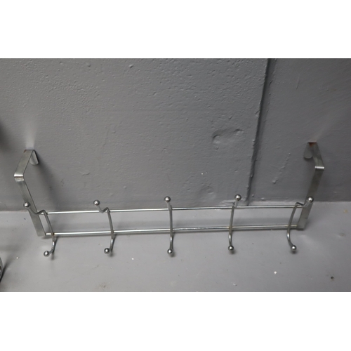 634 - Three over the door hooks for bedroom or bathroom