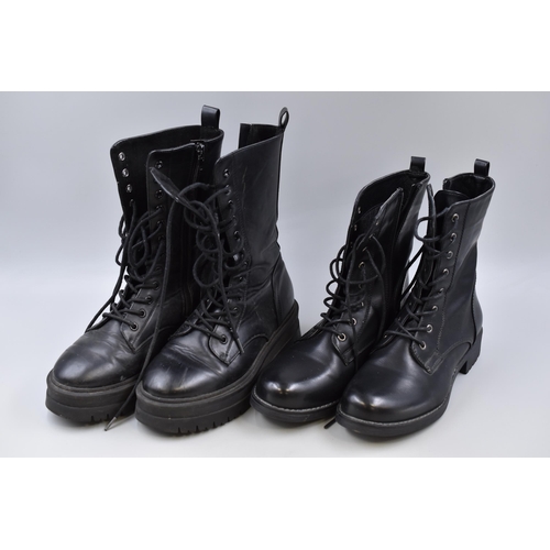 650 - Two pairs of boots (sizes 4 and 5)