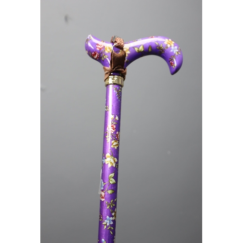 615 - Five adjustable walking sticks (all different patterns)