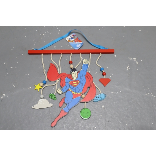 718 - Eleven Boxed Superman Children's Hanging Wall Art (WB133)