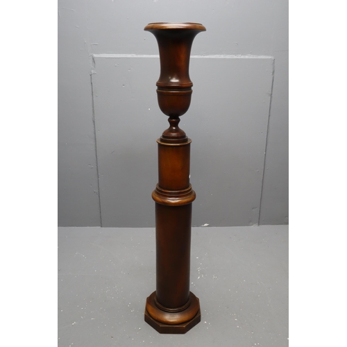 536 - A Large Theodore Alexander Church Urn Vase On Octagonal Base, Approx 53.5