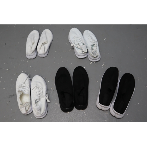 754 - Five Pairs of Trainers (Sizes 7.5-11)