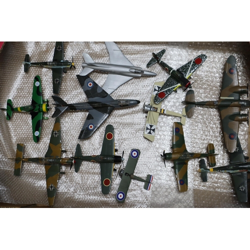 719 - 36 plastic military model planes to include XR540, MB-T and loads more (all different sizes)