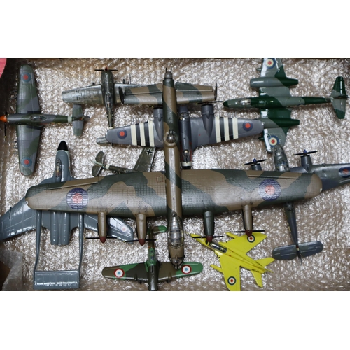 719 - 36 plastic military model planes to include XR540, MB-T and loads more (all different sizes)