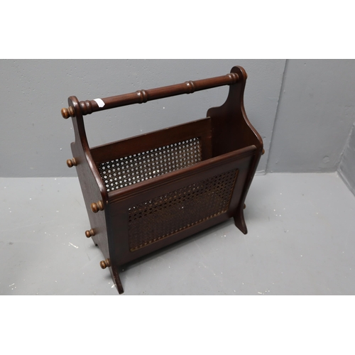 543 - Selection Including Vintage Fireguard and Wooden Magazine/Newspaper Stand