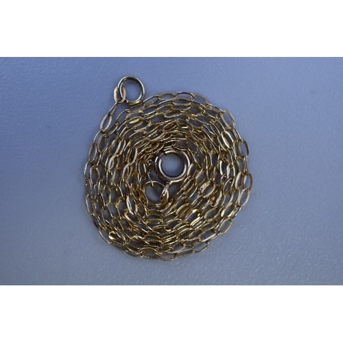 43 - Gold 375 (9ct) Fine Chain (16