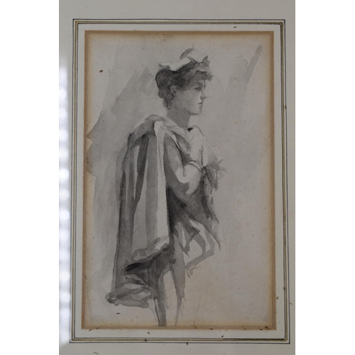 378 - Two Framed and Glazed 1965 Original Pencil Sketches (One Titled Edwardian Elegance), With Framed and... 