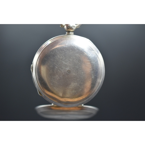 5 - A Hallmarked Lancashire Watch Co (Thomas Peter Hewitt) Chester Silver Cased Pocket Watch, Circa 1907... 